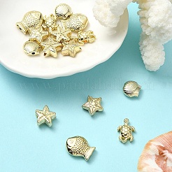 15 шт. 5 стиля стойки гальванизированные сплавные бусины&nbsp;FIND-YW0006-09