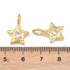 Pendentifs en acier inoxydable 304 micro pavés de zircones cubiques&nbsp;CU-CBA02E8-19G-04