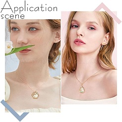 12 шт. 3 стиля подвески из натуральной смолы из ракушек пауа KK-GO0001-82