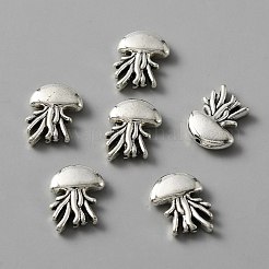 Сплавочные овальные бусины тибетского стиля  FIND-WH0061-93AS