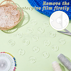 60шт 3 стиля акриловые помпоны для шапки пуговицы OACR-ME0001-19