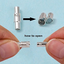 Латунная фиксирующая трубка магнитные застежки&nbsp;X-MC079-S