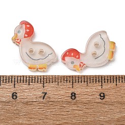 2-Loch-Knöpfe aus bedrucktem&nbsp;RE-CBA858C-21