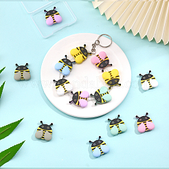 14 шт. 7 цвета пищевые экологически чистые силиконовые бусины SIL-CA0001-60