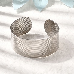 Браслеты-манжеты из нержавеющей стали 304&nbsp;BJEW-L705-01P