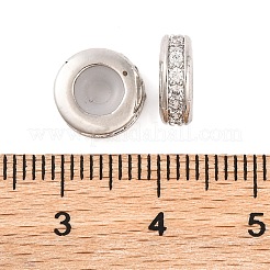 Покрытие стойки латунные прозрачные бусины из кубического циркония KK-M292-02P-02