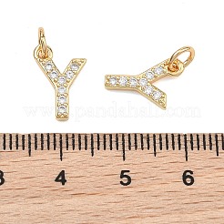 Shegrace Messing-Anhänger mit Mikropavé-Fassung aus klaren Zirkonia&nbsp;XGRQ29617-394G-Y