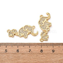 Messing micro pave klare zirkonia anhänger&nbsp;CU-H002-07B-G