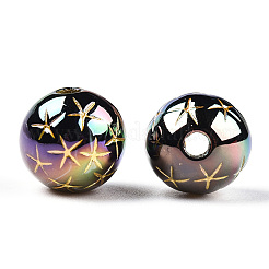 Акриловые бусины OACR-T028-01