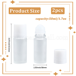 2 шт. матовый стеклянный пустой флакон для духов из-под эфирного масла MRMJ-GF0001-29A