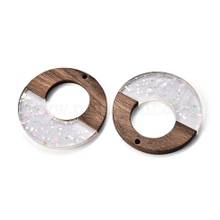 Подвески из эпоксидной смолы и орехового дерева RESI-T057-09A