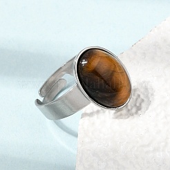 Anillos ajustables de acero inoxidable 304 para mujer.&nbsp;GG-CBA7994-04P-18