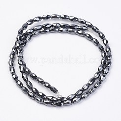 Non magnetici perle ematite sintetico fili&nbsp;G-F396-13-3x5mm