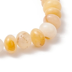 Браслеты из натурального топаза и нефрита с бусинами для унисекс&nbsp;BJEW-JB12068-01