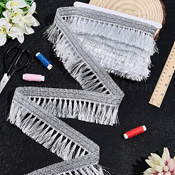 7 ярд кружевной отделки из полиэстера&nbsp;OCOR-GF0005-50B