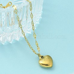 Браслеты-цепочки с подвесками из нержавеющей стали 304 BJEW-C084-04G