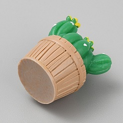 Кактусовые миниатюрные украшения DJEW-CJC0005-02F
