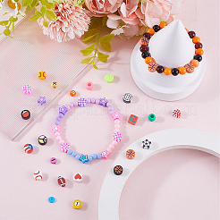 DIY Polymer Clay & Acryl Sportartikel Perlen Schmuckherstellung Finder-Kits&nbsp;CLAY-SP0001-02