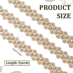 5 Yards Polyester-Spitzenbesatzbänder&nbsp;OCOR-ME0001-59