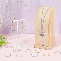 20 шт. 2-х цветные латунные соединительные подвески&nbsp;KK-BC0012-41