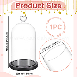 Cubiertas de cúpula de campana de vidrio con forma de corazón&nbsp;AJEW-WH0696-225B-03