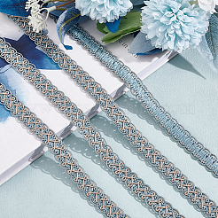 Плетеная кружевная отделка из полиэстера OCOR-WH0078-09C