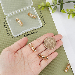 6 шт. латунные микрофибровые бусины из кубического циркония ZIRC-BBC0002-05