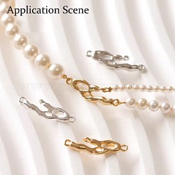 925 звено для люстры неправильной формы из стерлингового серебра STER-D288-01G