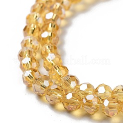 Гальванические стеклянные бусины EGLA-R015-4mm-30