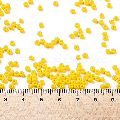 TOHOラウンドシードビーズ  日本製シードビーズ  （42bf）不透明な霜の日差し  8/0  3mm  穴：1mm  約222PCS /ボトル  10 G /ボトル&nbsp;SEED-JPTR08-0042BF