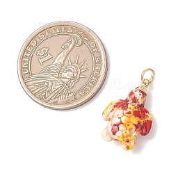 Окрашенные синтетические бирюзовые подвески&nbsp;PALLOY-JF05144-02