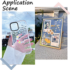 400 шт. 2 стиля светящиеся непрозрачные эпоксидные смолы декоден кабошоны&nbsp;CRES-SC0003-03