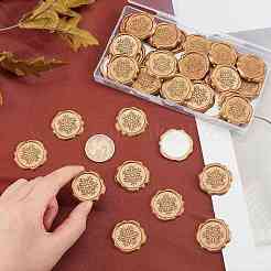 60 pz adesivi con sigillo in ceralacca&nbsp;DIY-CP0006-30-15