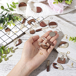 Комплекты подвесных серег из латуни&nbsp;DIY-TA0010-66