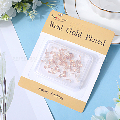 40 шт. латунные наконечники для бусин KK-BBC0010-54