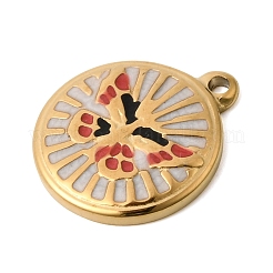 Подвески из нержавеющей стали 304 с эмалью&nbsp;STAS-B128-29G