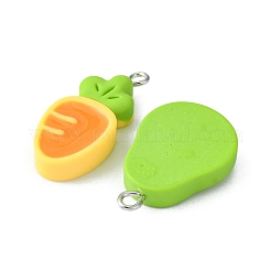 10шт 5 стиля непрозрачные подвески из смолы RESI-FS0001-52