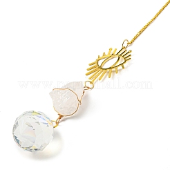 Самородки в проволочной обертке HJEW-C008-02A-G