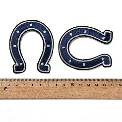 Ткань в стиле вышивки подковы гладить/пришивать заплатки&nbsp;LS-PATC-XCP0001-02