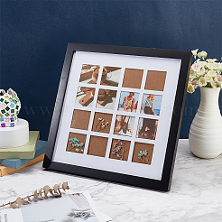 Portafoto quadrato in legno&nbsp;DJEW-WH0039-68B