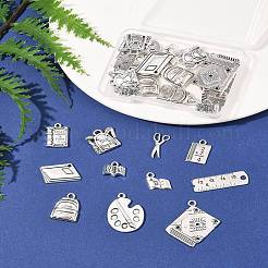 36шт 12 стильные подвески из сплава в тибетском стиле на День учителя&nbsp;TIBE-FS0003-28