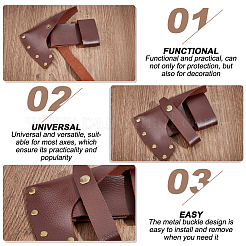 Кожаные ножны для топора AJEW-WH0248-541