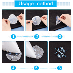 Hotfix-Strass in Schneeflockenform&nbsp;DIY-WH0399-76B