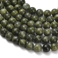 Natürliche chinesische Jade/südliche Jade Perlen Stränge&nbsp;G-P626-8mm-01