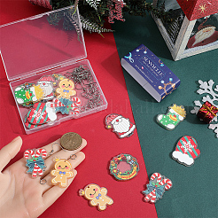 DIY Weihnachts-Sets zum Basteln von Acryl-Ohrhängern&nbsp;DIY-SC0027-04