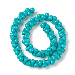 6 нитка синтетические бусины из говлита нити G-A211-19B