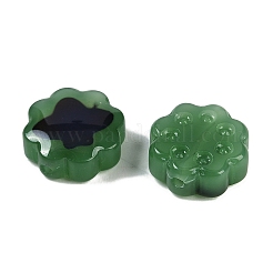 Двухцветные стеклянные бусины для настроения&nbsp;GLAA-Z007-07D