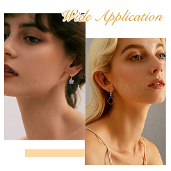 30 шт. латунные серьги-гвоздики&nbsp;KK-HS0001-73A