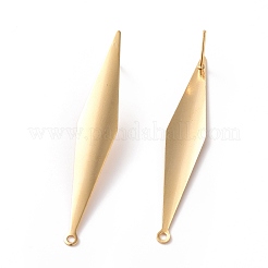 201 фурнитура для сережек-гвоздиков из нержавеющей стали STAS-K241-27G