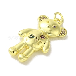 Латунные микро проложить кубического циркония подвески KK-Z042-16G-04